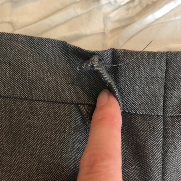 Banana Republic Modern Fit brown/grey slacks. - Picture 5 of 7